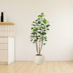 2-SOGA 2X 150cm Plastic Potted Polyscias Scutellaria Plant Home Garden Artificial Tree