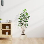 3-SOGA 2X 150cm Plastic Potted Polyscias Scutellaria Plant Home Garden Artificial Tree