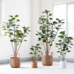 5-SOGA 2X 150cm Plastic Potted Polyscias Scutellaria Plant Home Garden Artificial Tree