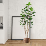 3-SOGA 180cm Plastic Potted Polyscias Scutellaria Plant Home Garden Artificial Tree