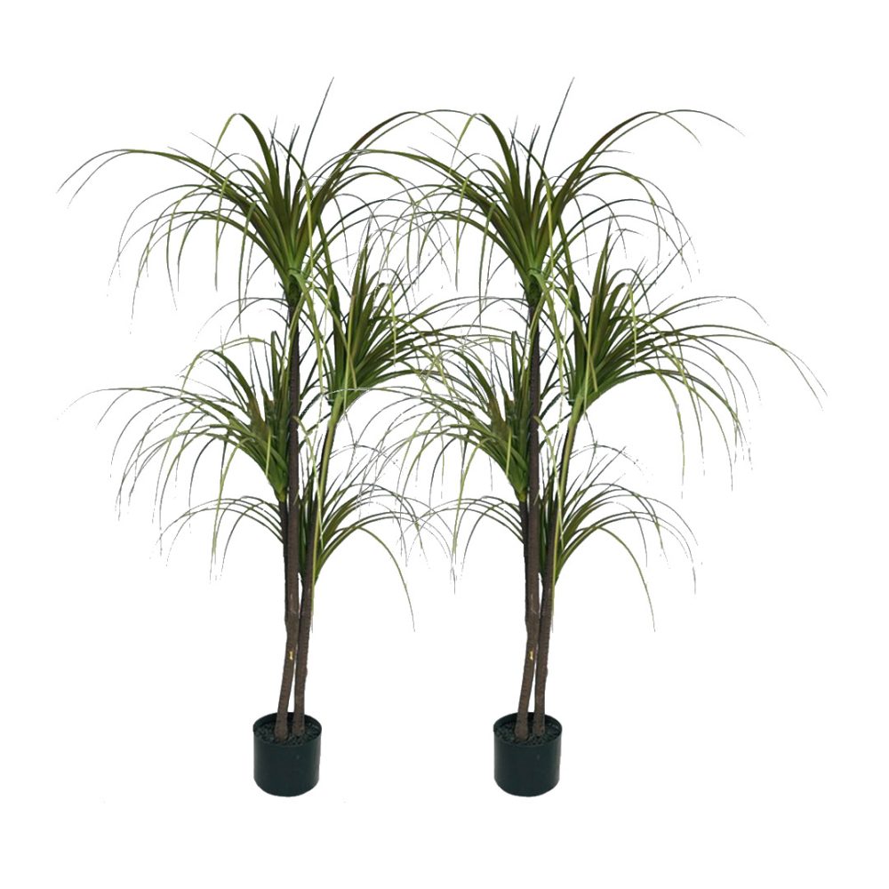 1-SOGA 2X 150cm Artificial Dracaena Plant Fake Potted
