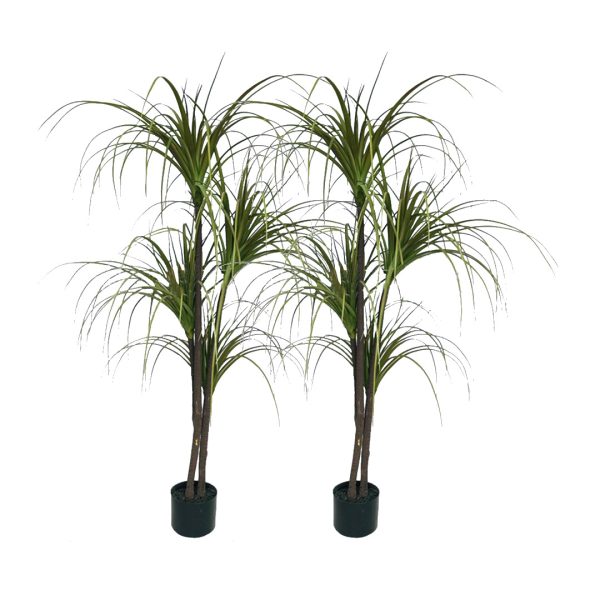 1-SOGA 2X 150cm Artificial Dracaena Plant Fake Potted