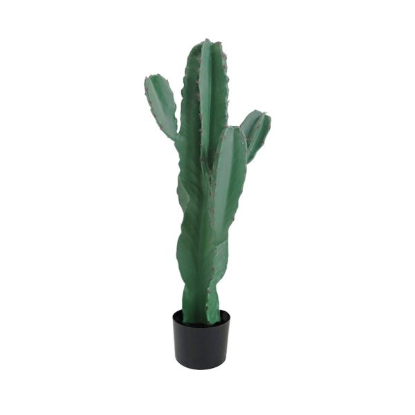 1-SOGA 70cm Green Artificial Indoor Cactus Tree Fake Plant Simulation Decorative 5 Heads