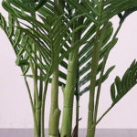5-SOGA 165cm Artificial Swallowtail Sunflower Fake Decoration Tree Flower Pot Plant