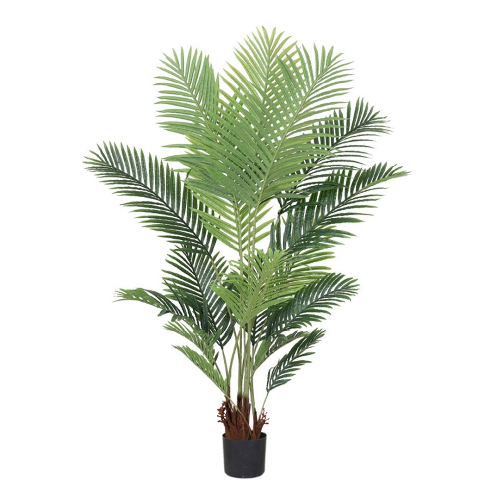 1-SOGA 180cm Artificial Swallowtail Sunflower Fake Decoration Tree Flower Pot Plant