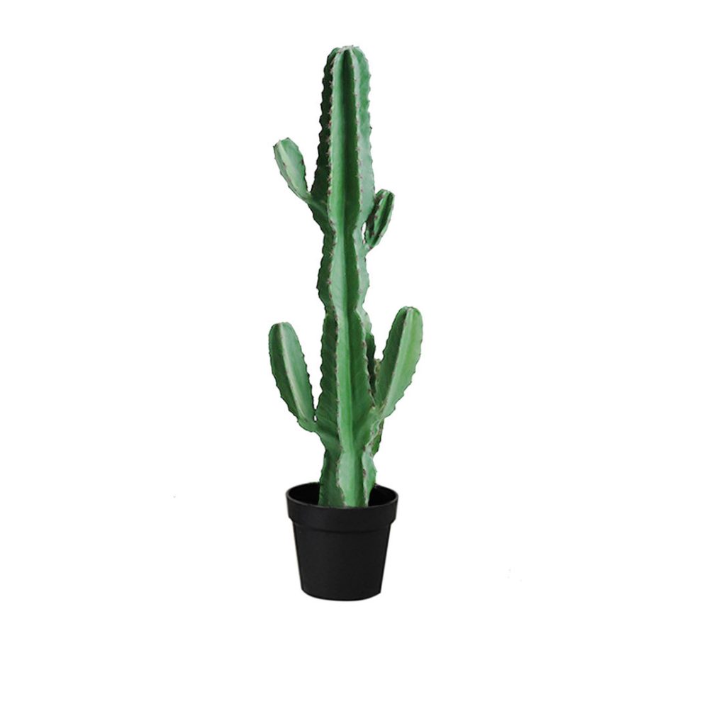 1-SOGA 105cm Green Artificial Indoor Cactus Tree Fake Plant Simulation Decorative 6 Heads