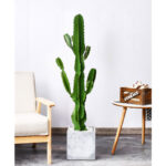 5-SOGA 105cm Green Artificial Indoor Cactus Tree Fake Plant Simulation Decorative 6 Heads