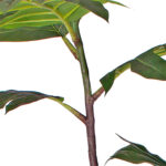 6-SOGA 150cm Artificial Natural Green Split-Leaf Philodendron Tree Fake Tropical Indoor Plant Home Office Decor