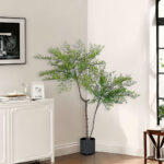 5-SOGA 120cm Nandina Heavenly Bamboo Tree Artificial Plant Home Accent Decor