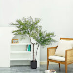 3-SOGA 2X 120cm Nandina Heavenly Bamboo Tree Artificial Plant Home Accent Decor