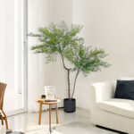 4-SOGA 2X 120cm Nandina Heavenly Bamboo Tree Artificial Plant Home Accent Decor