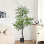 2-SOGA 150cm Nandina Heavenly Bamboo Tree Artificial Plant Home Accent Decor