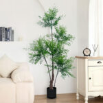 2-SOGA 180cm Nandina Heavenly Bamboo Tree Artificial Plant Home Accent Decor