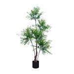 1-SOGA 180cm Nandina Heavenly Bamboo Tree Artificial Plant Home Accent Decor