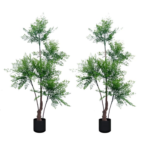 1-SOGA 2X 180cm Nandina Heavenly Bamboo Tree Artificial Plant Home Accent Decor