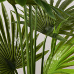 6-SOGA 150cm Artificial Natural Green Fan Palm Tree Fake Tropical Indoor Plant Home Office Decor