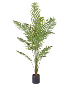 1-SOGA 210cm Green Artificial Indoor Rogue Areca Palm Tree Fake Tropical Plant Home Office Decor