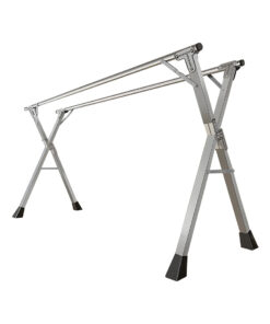 1-SOGA 1.6m Portable Standing Clothes Drying Rack Foldable Space-Saving Laundry Holder Indoor Outdoor