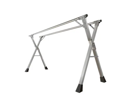 1-SOGA 1.6m Portable Standing Clothes Drying Rack Foldable Space-Saving Laundry Holder Indoor Outdoor