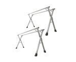 1-SOGA 2X  2m Portable Standing Clothes Drying Rack Foldable Space-Saving Laundry Holder Indoor Outdoor