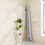 6-SOGA 1.6m Portable Standing Clothes Drying Rack Foldable Space-Saving Laundry Holder 3 Poles