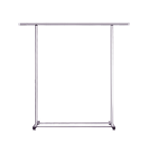 1-SOGA 125cm Stainless Steel Floor-Standing Clothes Rack - Durable and Space-Saving Laundry Organizer