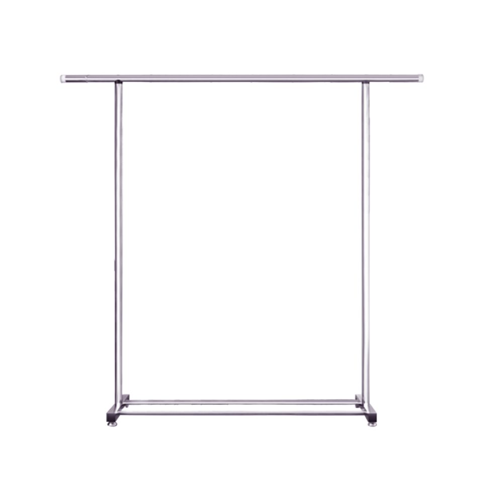 1-SOGA 150cm Stainless Steel Floor-Standing Clothes Rack - Durable and Space-Saving Laundry Organizer