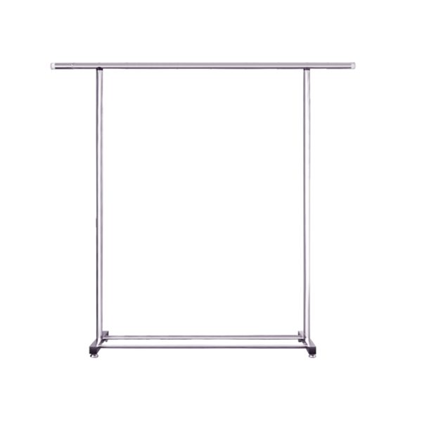 1-SOGA 150cm Stainless Steel Floor-Standing Clothes Rack - Durable and Space-Saving Laundry Organizer