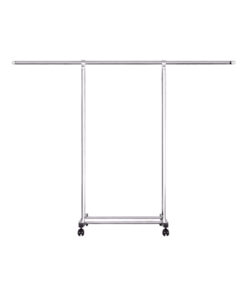 1-SOGA 180cm Stainless Steel Floor-Standing Clothes Rack - Durable and Space-Saving Laundry Organizer