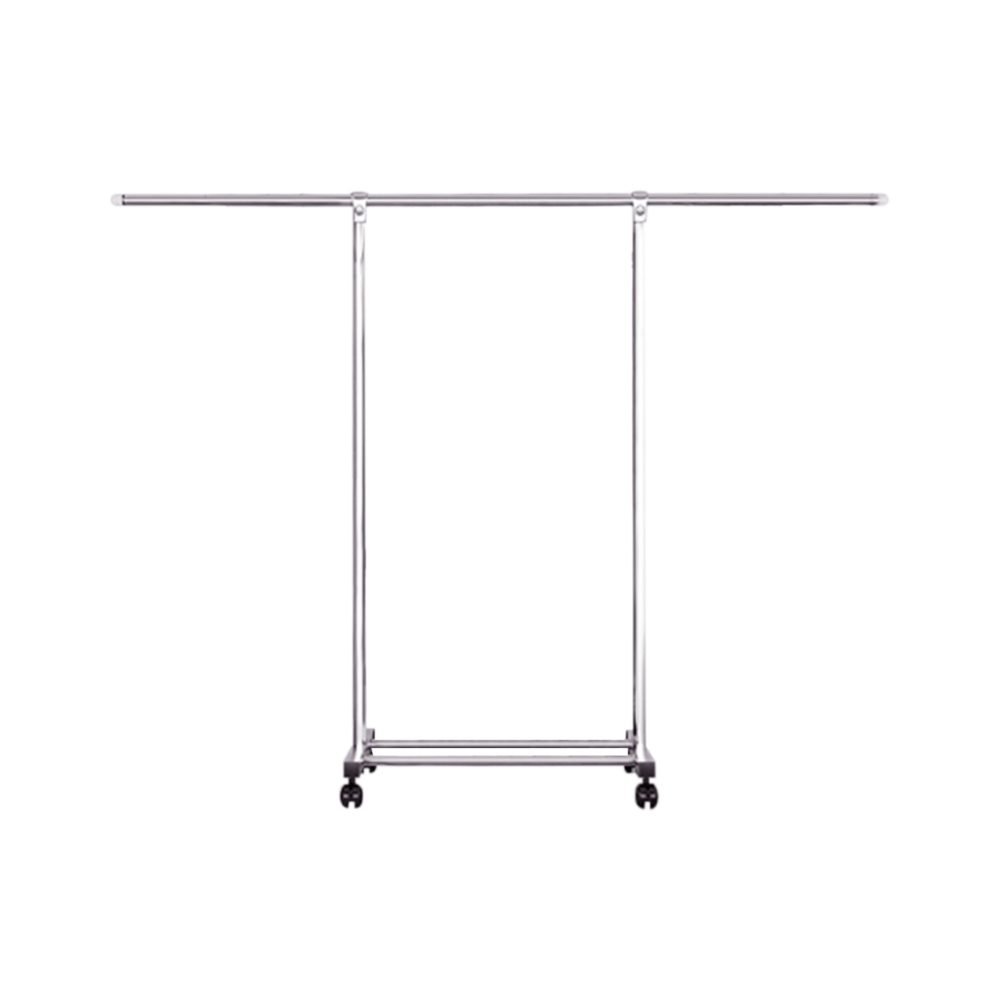 1-SOGA 180cm Stainless Steel Floor-Standing Clothes Rack - Durable and Space-Saving Laundry Organizer