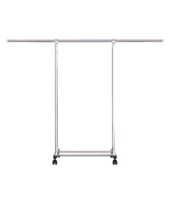 1-SOGA 180cm Stainless Steel Floor-Standing Clothes Rack - Durable and Space-Saving Laundry Organizer