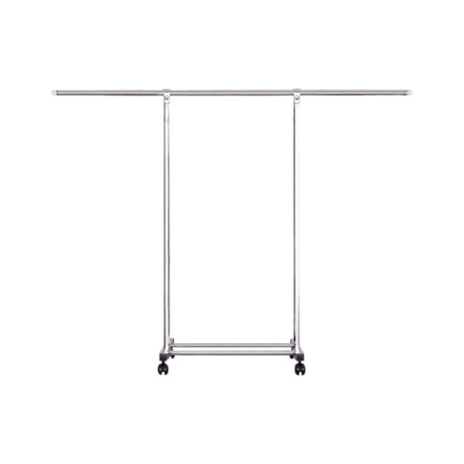 1-SOGA 180cm Stainless Steel Floor-Standing Clothes Rack - Durable and Space-Saving Laundry Organizer