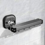 6-SOGA 127.5cm Wall-Mounted Clothing Dry Rack Retractable Space-Saving Foldable Hanger