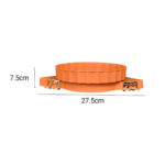 6-SOGA Orange 360 Degree Wall-Mounted Rotating Bathroom Organiser Corner Vanity Rack Toilet Adhesive Storage Shelf