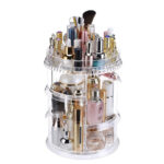 1-SOGA 360 Degree Rotating Makeup Organiser Cosmetics Holder Display Stand Skincare Home Decor