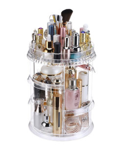 1-SOGA 360 Degree Rotating Makeup Organiser Cosmetics Holder Display Stand Skincare Home Decor