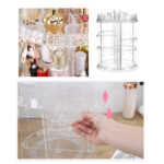 5-SOGA 360 Degree Rotating Makeup Organiser Cosmetics Holder Display Stand Skincare Home Decor