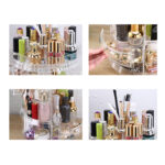 6-SOGA 2X 360 Degree Rotating Makeup Organiser Cosmetics Holder Display Stand Skincare Home Decor