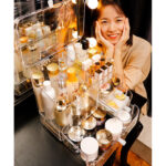 7-SOGA Transparent Cosmetic Storage Box Clear Makeup Skincare Holder with Lid Drawers Waterproof  Dustproof Organiser