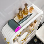 5-SOGA 2X White Multi Tier Cosmetic Storage Rack Bathroom Vanity Tray Display Stand Organiser