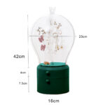 5-SOGA Green 360 Degree 2 Layered Jewelry Storage Box Waterproof Dustproof Accessories Organiser