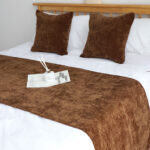 3-SOGA 45cm Chocolate Bed Wabi-sabi Elegant Japanese Style for Bed Set of 3