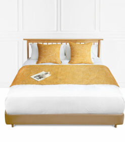 1-SOGA 1.8m Bed 3D Arched Bed Banner Vintage Scarf Runner Bedding Tail Pad Flag Set of 3