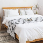 2-SOGA 1.5m Bed Light Luxury Zebra Vintage Bed Scarf Runner Bedding Tail Pad Flag For Home Hotel Set of 3