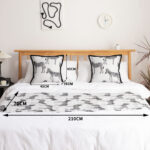 5-SOGA 1.5m Bed Light Luxury Zebra Vintage Bed Scarf Runner Bedding Tail Pad Flag For Home Hotel Set of 3