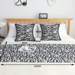 5-SOGA 1.5m Bed Light Luxury Mottled Bed Banner Vintage Scarf Runner Bedding Tail Pad Flag For Home Hotel Set of 3