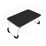 1-SOGA Black Portable Bed Table Adjustable Foldable Bed Sofa Study Table Laptop Mini Desk Breakfast Tray Home Decor
