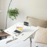 5-SOGA 2X 60X40cm White Small Laptop Bed Portable Foldable Study Table Adjustable