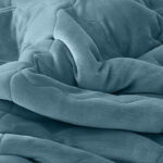 5-SOGA 2X Lake Blue Throw Blanket Warm Cozy Double Sided Thick Flannel Coverlet Fleece Bed Sofa Comforter
