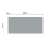 7-SOGA Grey Acrylic Knitted Throw Blanket Solid Fringed Warm Cozy Woven Cover Couch Bed Sofa Home Decor